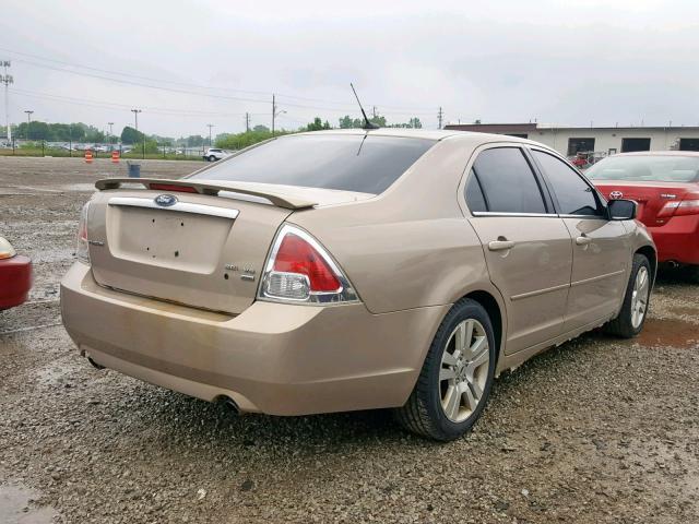 3FAHP02117R203919 - 2007 FORD FUSION SEL TAN photo 4