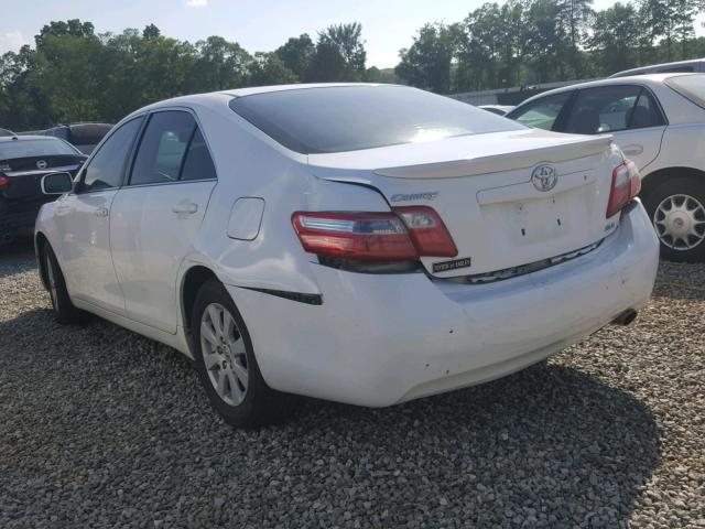 4T1BE46K27U571918 - 2007 TOYOTA CAMRY XLE WHITE photo 3