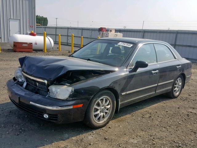 KMHFU45E43A263239 - 2003 HYUNDAI XG 350 BLACK photo 2