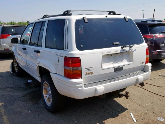 1J4GZ78Y3VC683979 - 1997 JEEP GRAND CHER WHITE photo 3