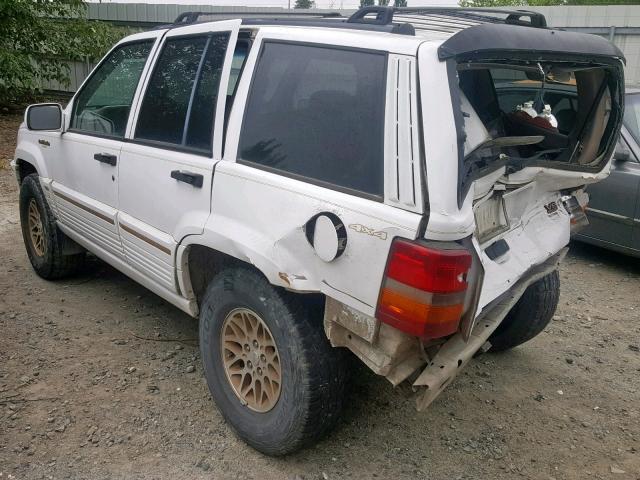 1J4GZ78Y6SC529147 - 1995 JEEP GRAND CHER WHITE photo 3