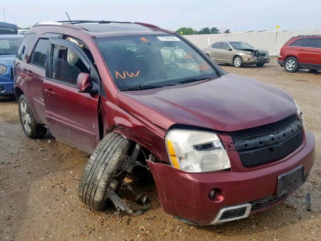 2CNDL937686284075 - 2008 CHEVROLET EQUINOX SP BURGUNDY photo 1