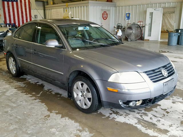 WVWAD63B45E077991 - 2005 VOLKSWAGEN PASSAT GLS GRAY photo 1