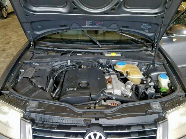 WVWAD63B45E077991 - 2005 VOLKSWAGEN PASSAT GLS GRAY photo 7