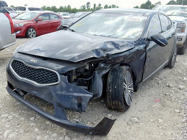 KNALN4D71E5166435 - 2014 KIA CADENZA PR BLACK photo 2