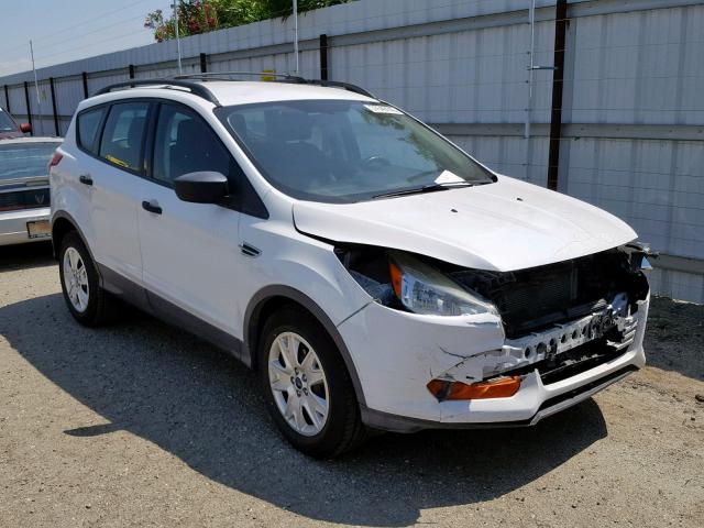 1FMCU0F75DUA10457 - 2013 FORD ESCAPE S WHITE photo 1