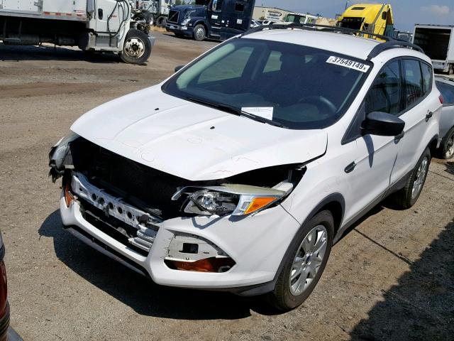 1FMCU0F75DUA10457 - 2013 FORD ESCAPE S WHITE photo 2