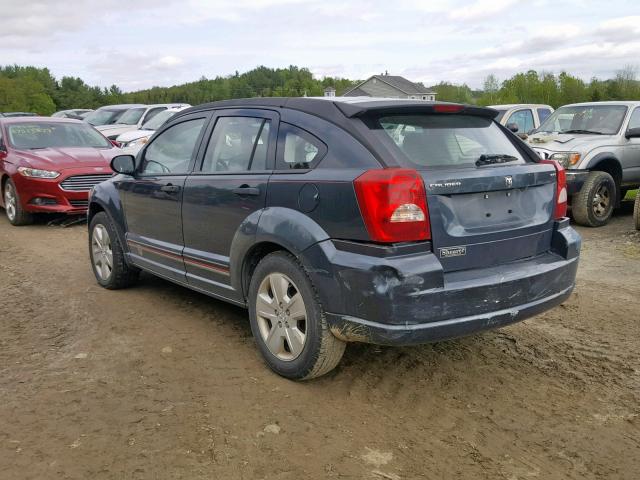 1B3HB48B07D553388 - 2007 DODGE CALIBER SX BLUE photo 3