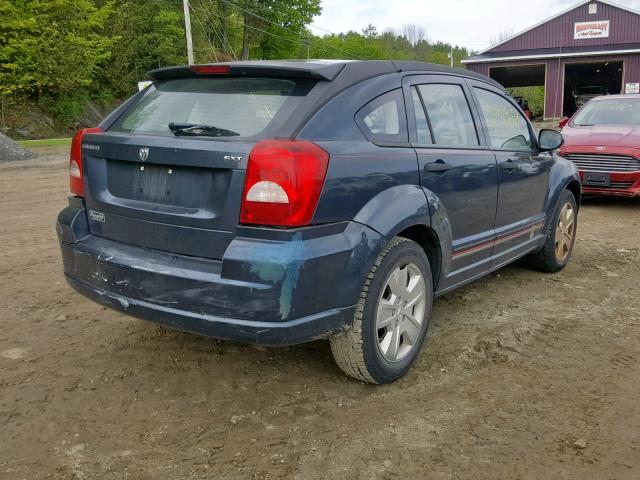 1B3HB48B07D553388 - 2007 DODGE CALIBER SX BLUE photo 4