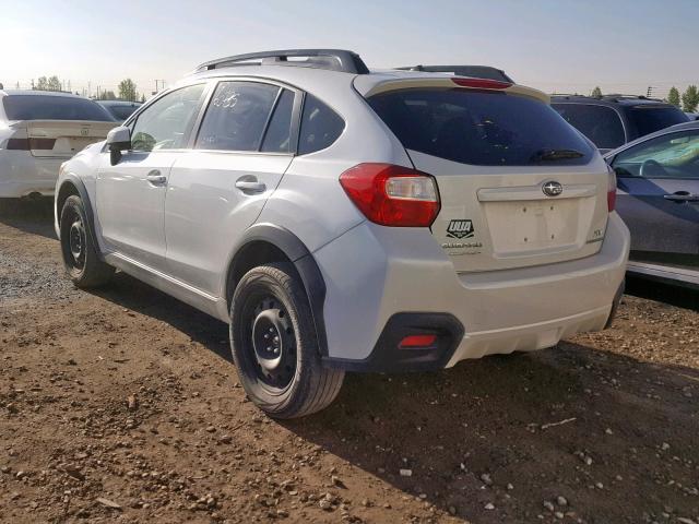 JF2GPACC2E8296705 - 2014 SUBARU XV CROSSTR WHITE photo 3