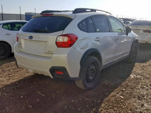 JF2GPACC2E8296705 - 2014 SUBARU XV CROSSTR WHITE photo 4