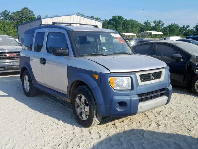 5J6YH28635L007041 - 2005 HONDA ELEMENT EX SILVER photo 1