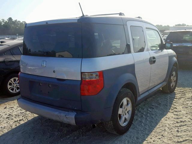 5J6YH28635L007041 - 2005 HONDA ELEMENT EX SILVER photo 4