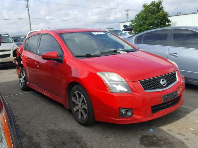 3N1AB6AP2CL688509 - 2012 NISSAN SENTRA 2.0 RED photo 1