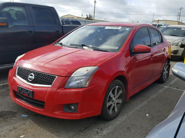 3N1AB6AP2CL688509 - 2012 NISSAN SENTRA 2.0 RED photo 2