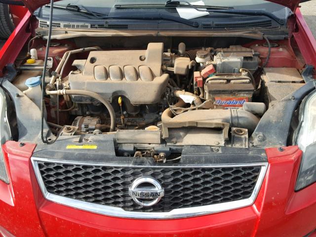 3N1AB6AP2CL688509 - 2012 NISSAN SENTRA 2.0 RED photo 7