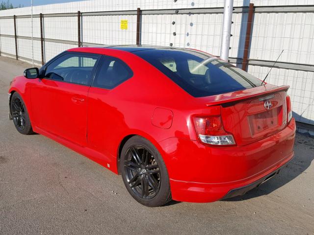 JTKJF5C72D3054065 - 2013 TOYOTA SCION TC RED photo 3