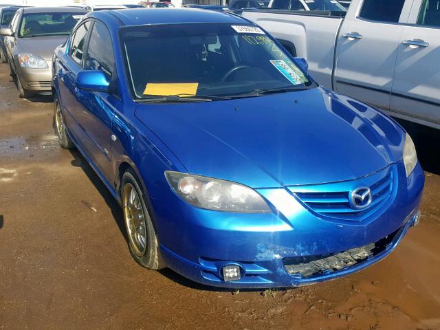 JM1BK323151232362 - 2005 MAZDA 3 S BLUE photo 1