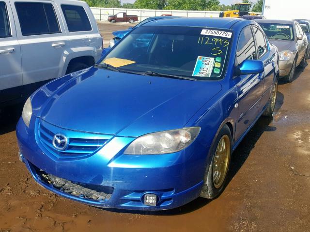 JM1BK323151232362 - 2005 MAZDA 3 S BLUE photo 2