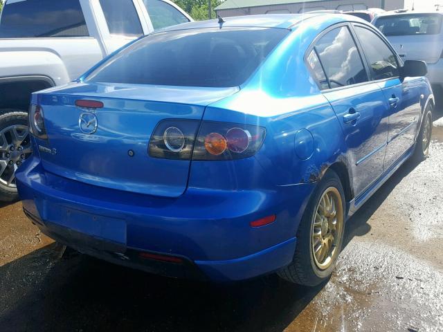 JM1BK323151232362 - 2005 MAZDA 3 S BLUE photo 4