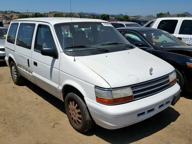 2P4GH2539RR616557 - 1994 PLYMOUTH VOYAGER WHITE photo 1