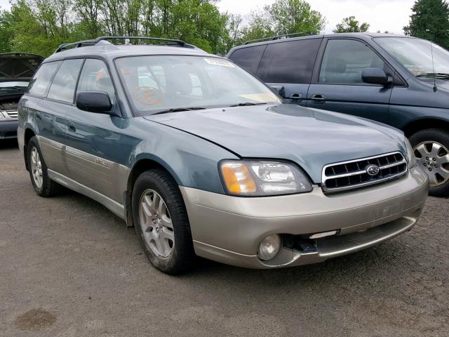 4S3BH6655Y7636231 - 2000 SUBARU LEGACY OUT GREEN photo 1