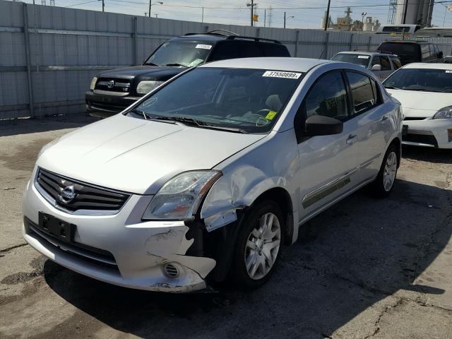 3N1AB6AP5CL720885 - 2012 NISSAN SENTRA 2.0 SILVER photo 2