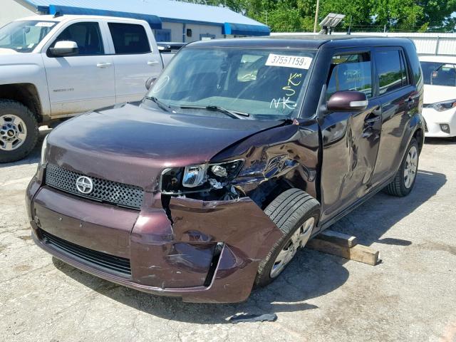 JTLKE50E981037769 - 2008 TOYOTA SCION PURPLE photo 2