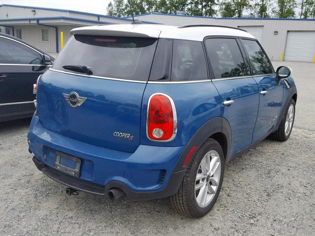 WMWZC5C50CWL61522 - 2012 MINI COOPER S C BLUE photo 4