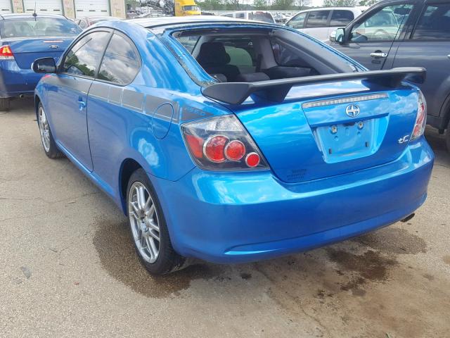 JTKDE3B78A0315573 - 2010 TOYOTA SCION TC ლურჯი ფოტო 3