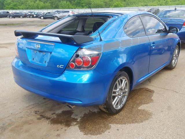 JTKDE3B78A0315573 - 2010 TOYOTA SCION TC ლურჯი ფოტო 4