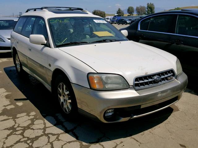 4S3BH806837629022 - 2003 SUBARU LEGACY OUT WHITE photo 1