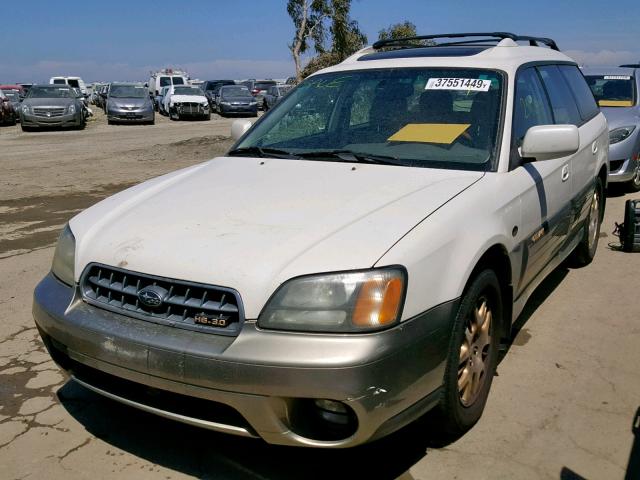 4S3BH806837629022 - 2003 SUBARU LEGACY OUT WHITE photo 2