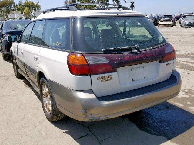 4S3BH806837629022 - 2003 SUBARU LEGACY OUT WHITE photo 3