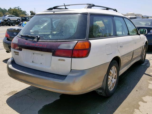 4S3BH806837629022 - 2003 SUBARU LEGACY OUT WHITE photo 4