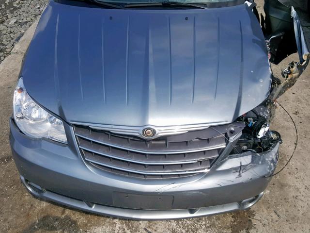 1C3LC56R58N192011 - 2008 CHRYSLER SEBRING TO BLUE photo 7