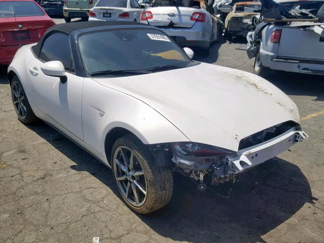 JM1NDAD71G0113263 - 2016 MAZDA MX-5 MIATA WHITE photo 1