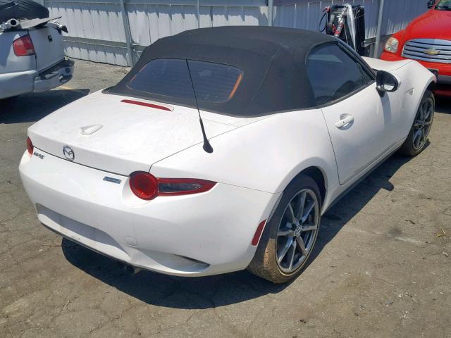 JM1NDAD71G0113263 - 2016 MAZDA MX-5 MIATA WHITE photo 4