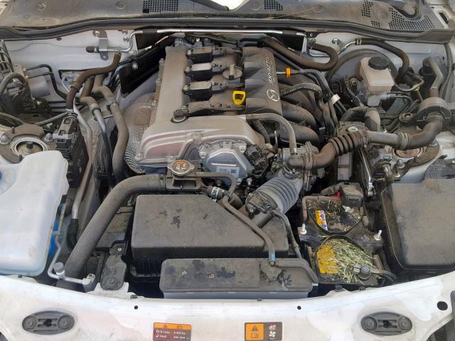 JM1NDAD71G0113263 - 2016 MAZDA MX-5 MIATA WHITE photo 7