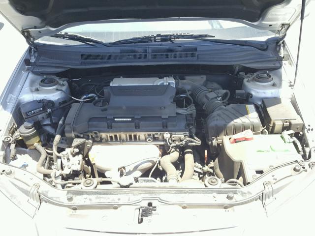 KNAFE122X75428765 - 2007 KIA SPECTRA EX SILVER photo 7