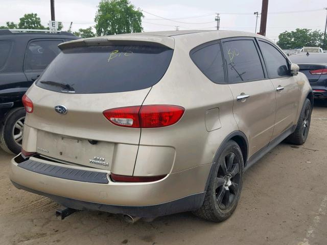 4S4WX86D074406227 - 2007 SUBARU B9 TRIBECA BEIGE photo 4