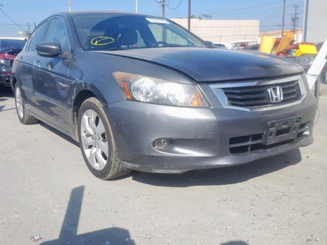 1HGCP36828A051482 - 2008 HONDA ACCORD EXL GRAY photo 1