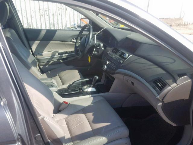 1HGCP36828A051482 - 2008 HONDA ACCORD EXL GRAY photo 5