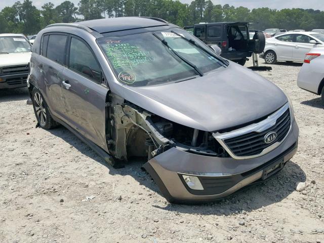 KNDPC3A27B7140788 - 2011 KIA SPORTAGE E GRAY photo 1