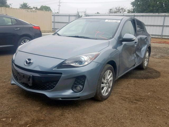 JM1BL1MP5D1738289 - 2013 MAZDA 3 I BLUE photo 2