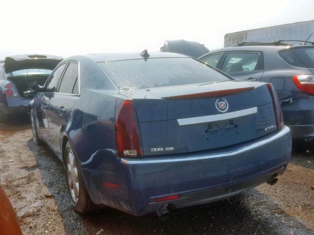 1G6DS57V190123509 - 2009 CADILLAC CTS HI FEA BLUE photo 3