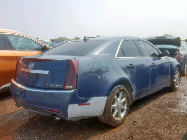 1G6DS57V190123509 - 2009 CADILLAC CTS HI FEA BLUE photo 4