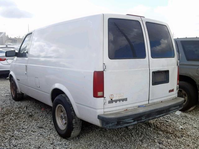 1GTDM19W51B500485 - 2001 GMC SAFARI XT WHITE photo 3