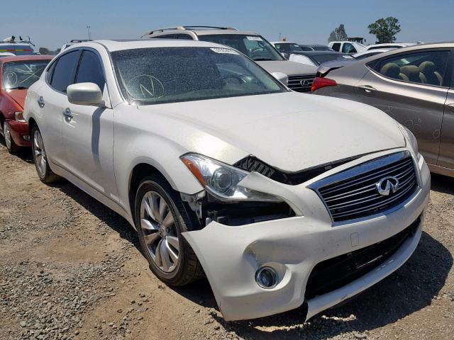 JN1BY1AP9BM326610 - 2011 INFINITI M37 WHITE photo 1