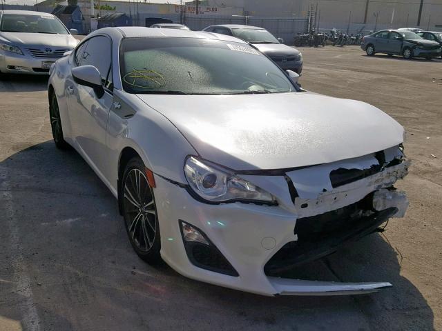 JF1ZNAA18D1726555 - 2013 TOYOTA SCION FR-S WHITE photo 1